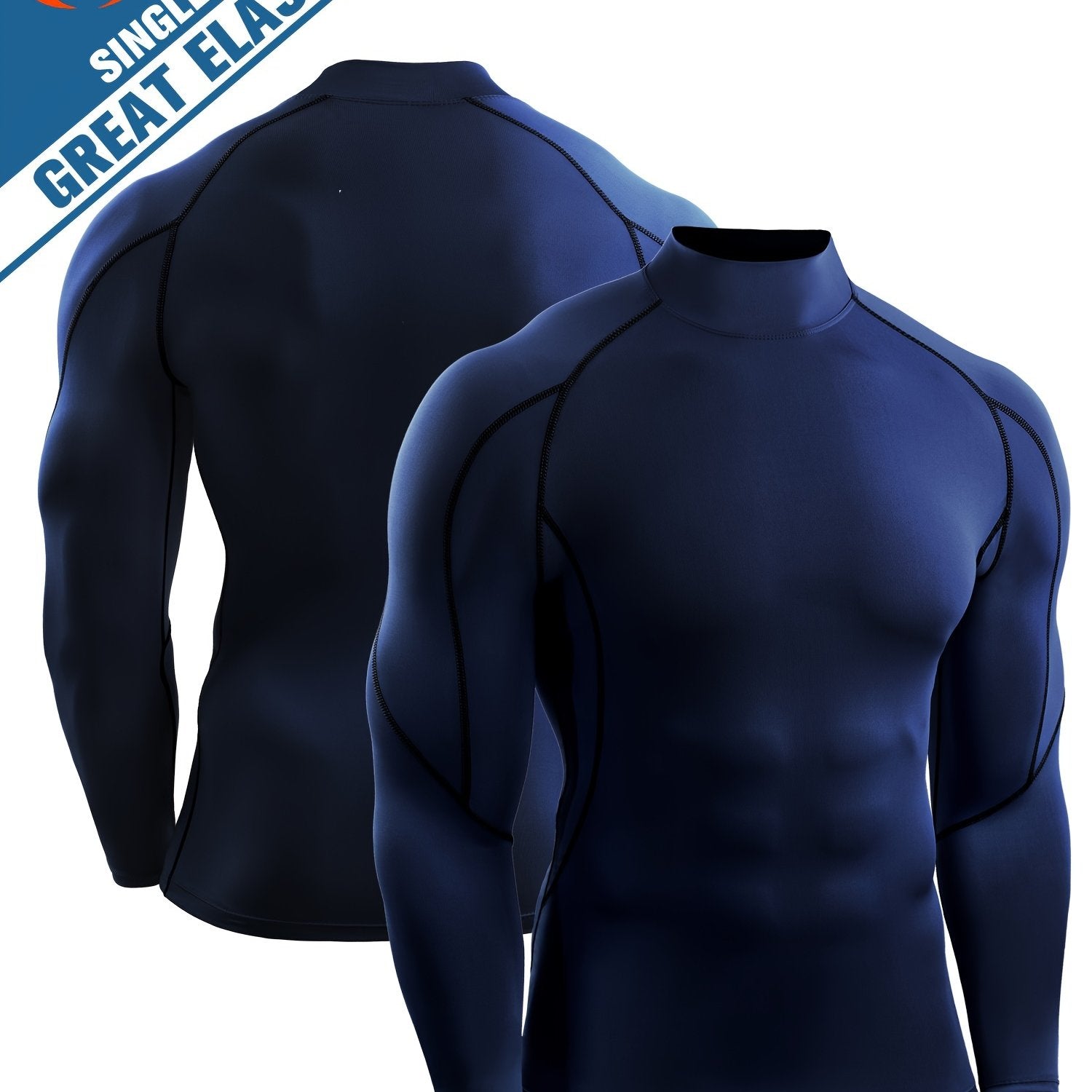Men's Quick Drying Long Sleeve Crew Neck Shirt