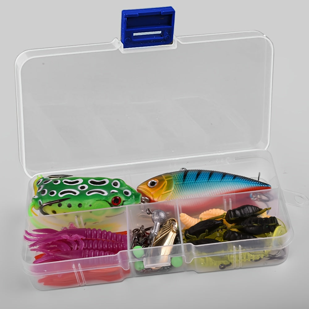 Detachable Transparent Fishing Gear Plastic Box Storage Box