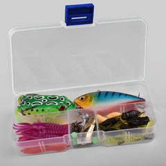 Detachable Transparent Fishing Gear Plastic Box Storage Box