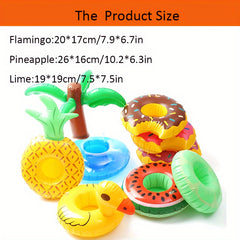 3pcs Inflatable Water Coaster Drink Cup Holder for Pool Party