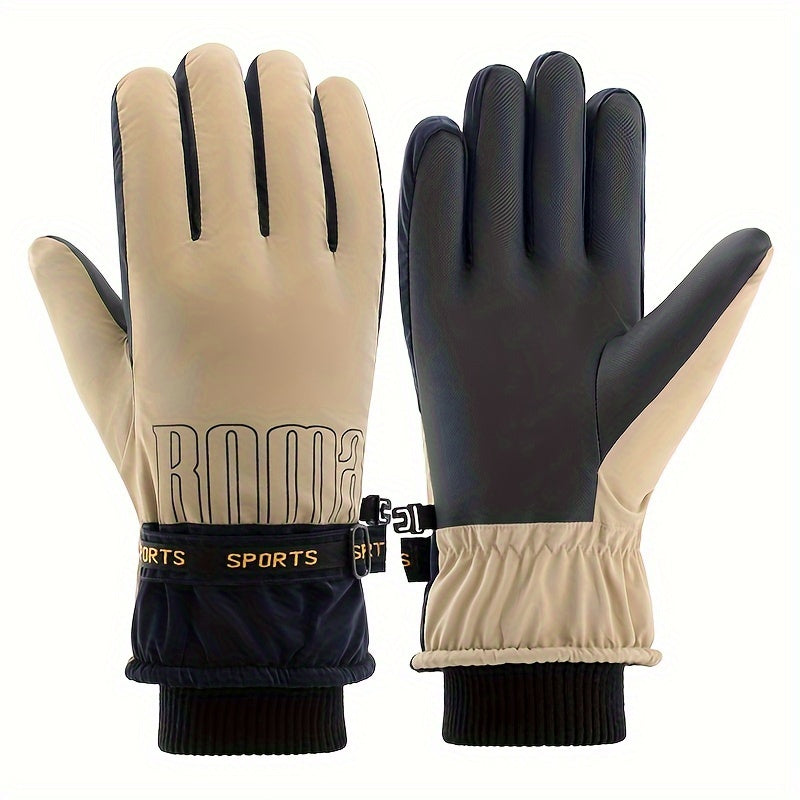 Outdoor Coldproof Windproof Gloves Warm Keeping Cycling Gloves