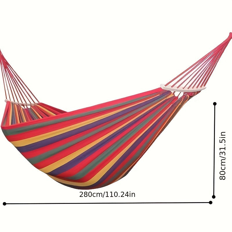 Canvas Hammock Swing Chair for Relaxation and Comfort