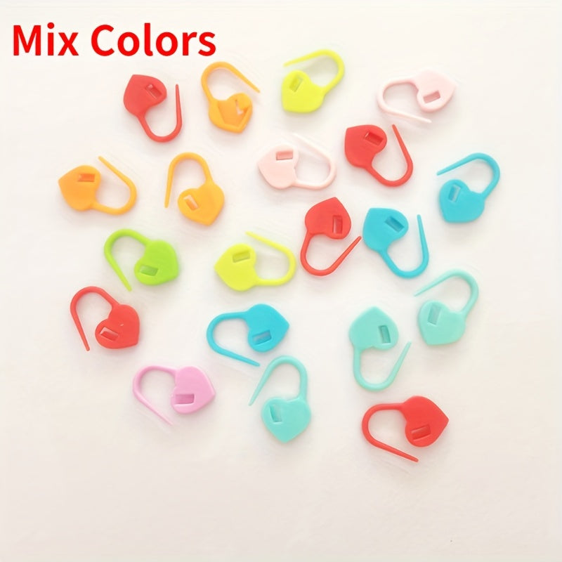 Plastic Knitting Stitch Markers Locking Stitch Marker Counter Crochet DIY