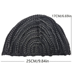 Crochet Braided Wig Cap For Women Adjustable Easy Sew In Hair
