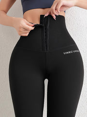 Tummy Control Yoga Leggings with Butt Lifting Print