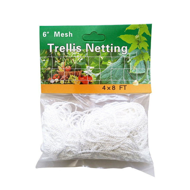 Plant Trellis Netting Polyester For Climbing Fruits And Vegetables