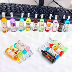 30pcs Mini Champagne Bottle Doll House Game Accessories DIY Decoration
