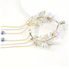 Camellia Tassel Ponytail Buckle Hair Accessory for Girls