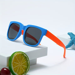 Children's Folding Bicolour Sunglasses UV Protection