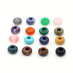 1pc 14 8MM Large Hole Natural Stone Beads for DIY Jewelry