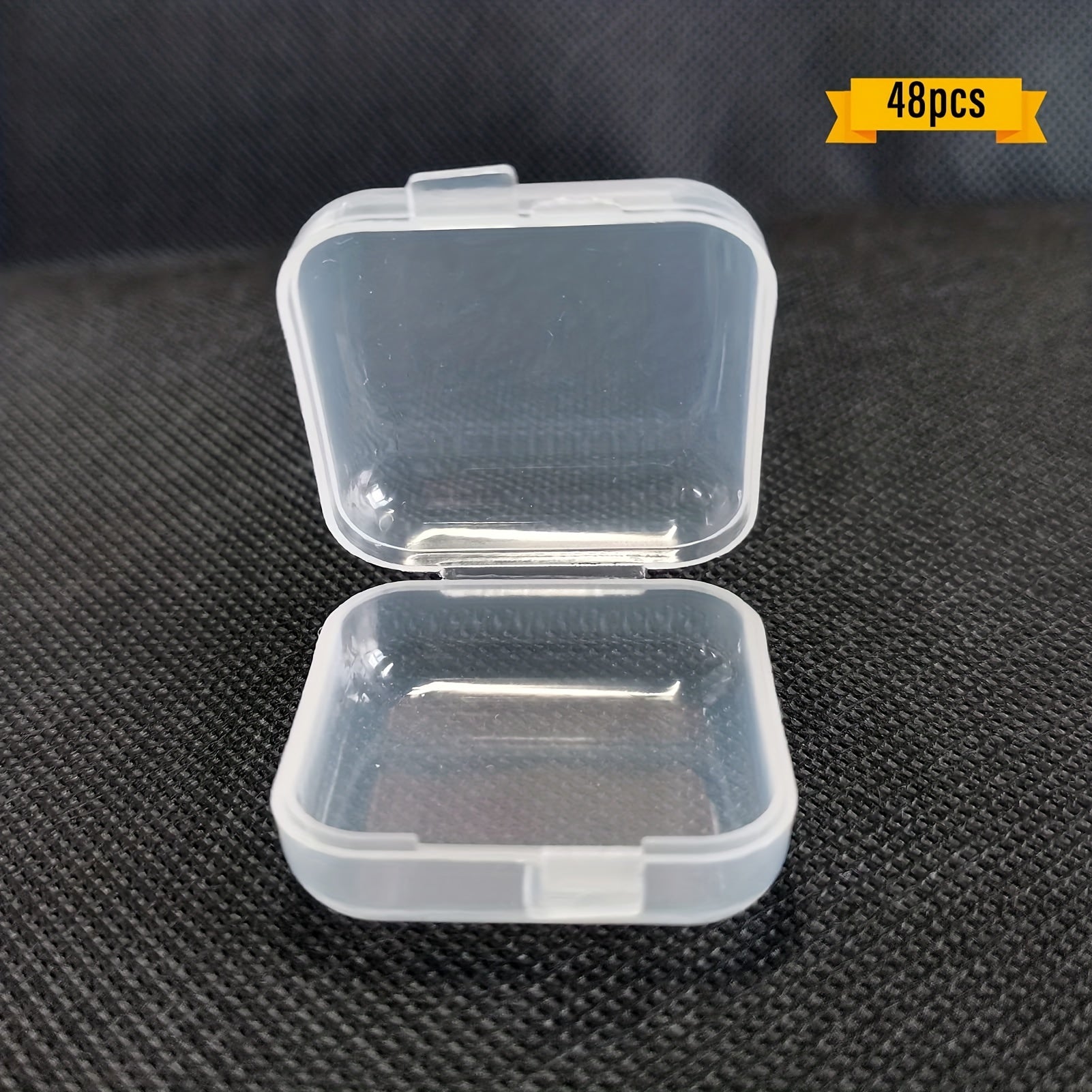 10pcs Transparent Small Storage Box Anti Oxidation Jewelry Case