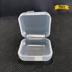 10pcs Transparent Small Storage Box Anti Oxidation Jewelry Case