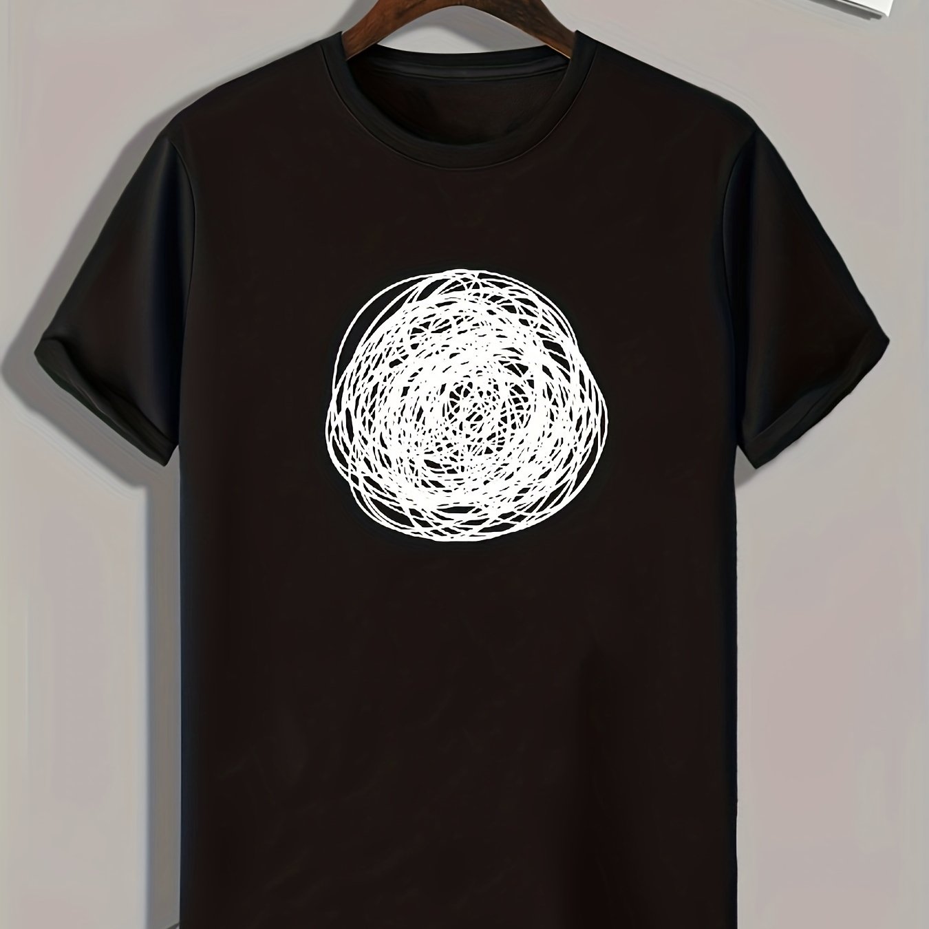 Graffiti Print Men's Graphic T shirt Casual Comfy Tees For Summer