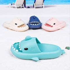 Women's Shark Slippers Soft Sole Pillow Couple House Shoes
