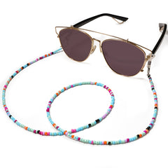 Boho Beads Glasses Chain Colorful Mask Glasses Accessories