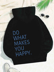 Casual Kangaroo Pocket Hoodie Women's Sweatshirt