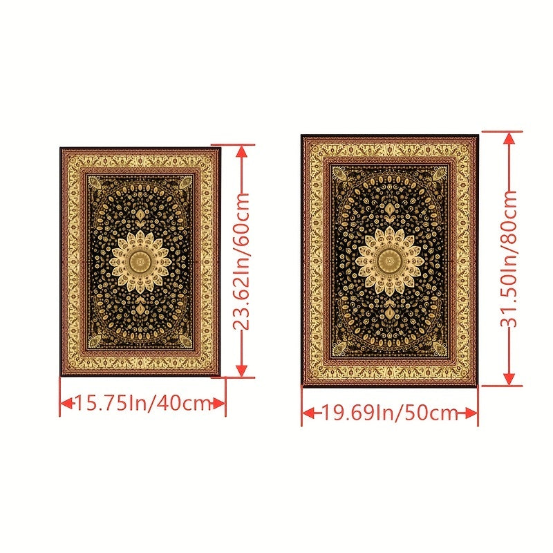 Persian Style Welcome Door Mat Non-slip Outdoor Indoor Entrance Mat