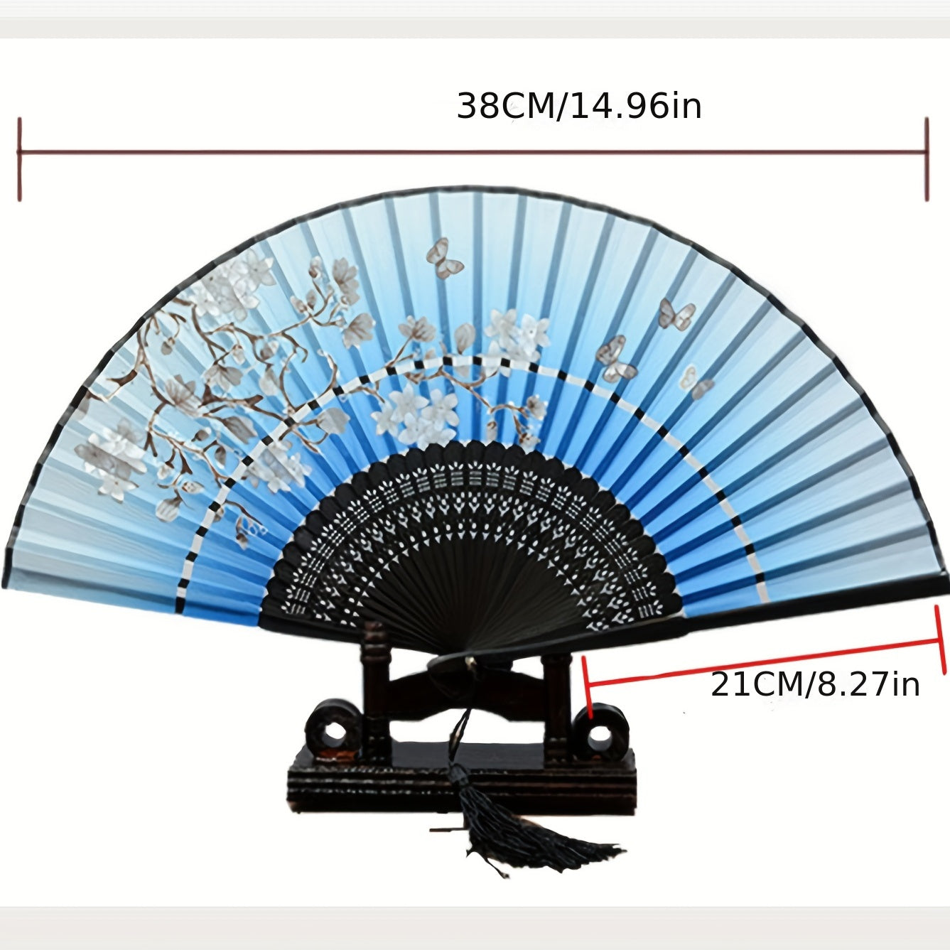 1pc Folding Fan Bamboo Ancient Style Fan Chinese Style Small Fan Gift For Men