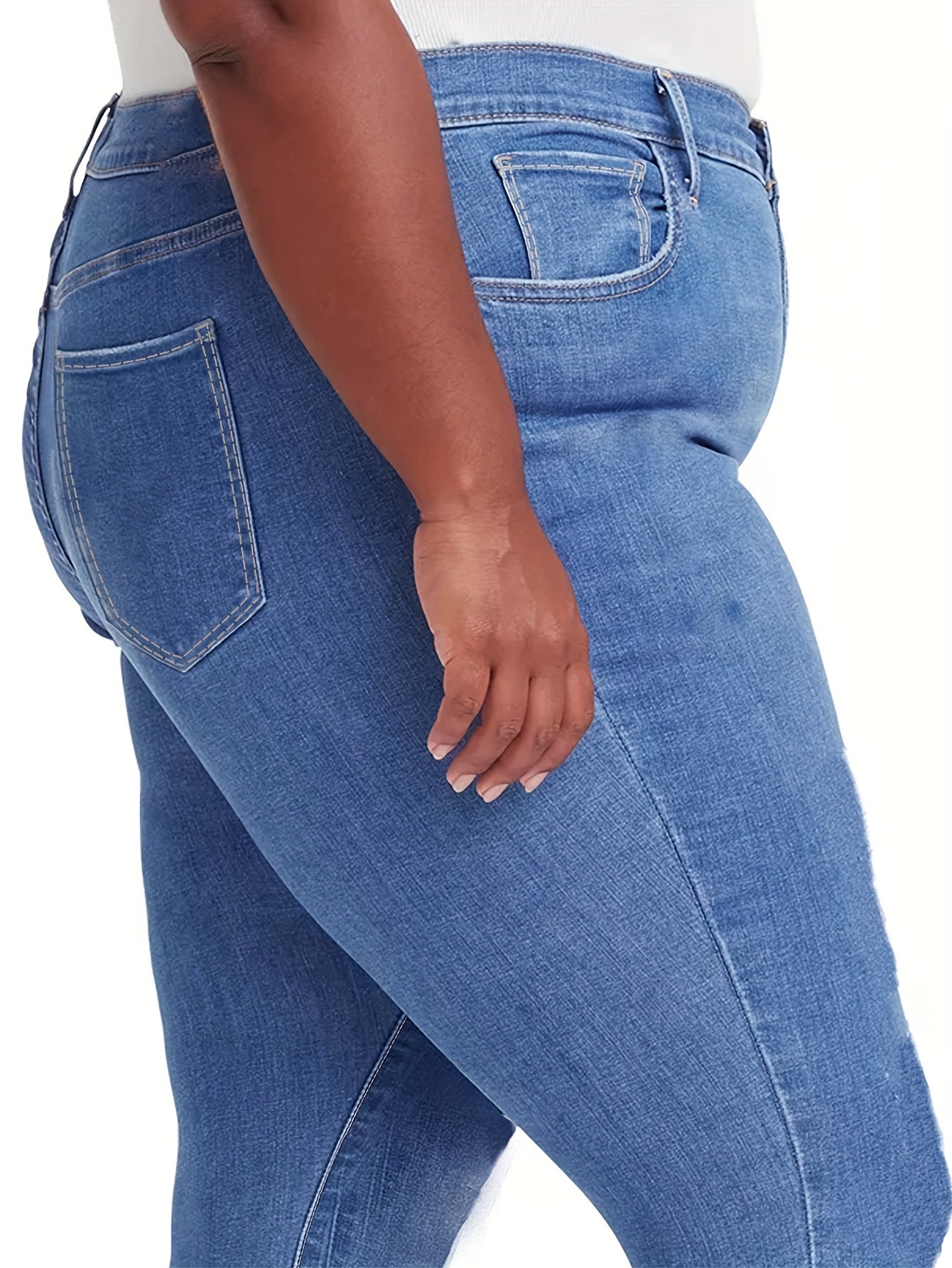 High Rise Stretch Slim Fit Jeans