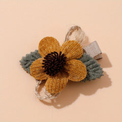 Baby Girls Flower Hair Clips Barrettes Headwear Kids Hair Accessories