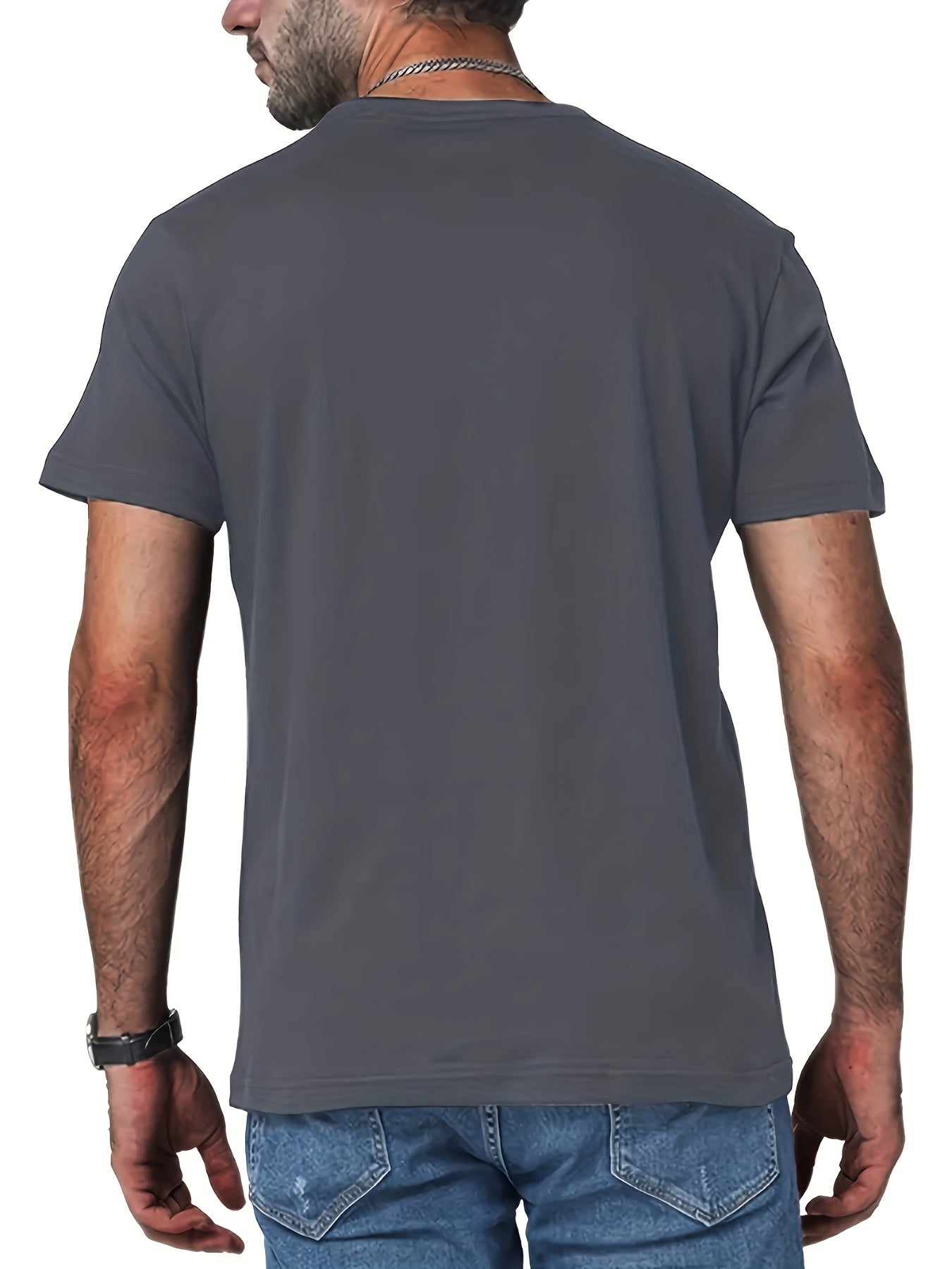 Men's Social Distancing Letter Print T Shirt for Summer