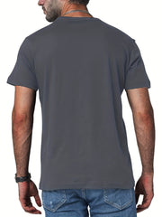 Men's Social Distancing Letter Print T Shirt for Summer