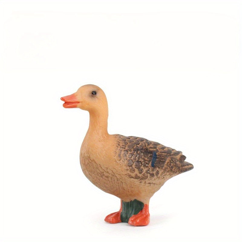 Realistic Chicken & Duck Farm Animal Models for Diorama