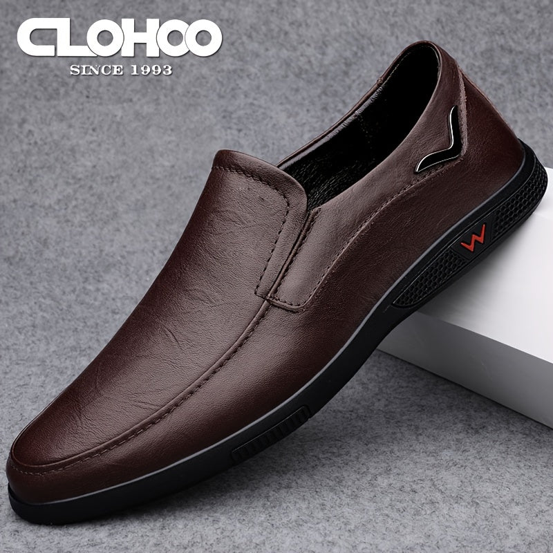 CLOHOO Men's Customizable Leather Dress Shoes