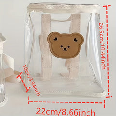 Kids Beach Bag for Swimsuit Towel and Toys Storage
