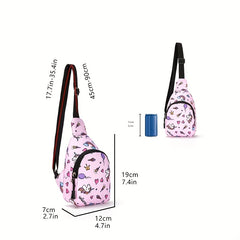 Girls Unicorn Crossbody Bag Animal Pattern Shoulder Bag Waist Bag