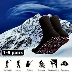 Unisex Non-slip Self-heating Warm Socks for Outdoor Activities