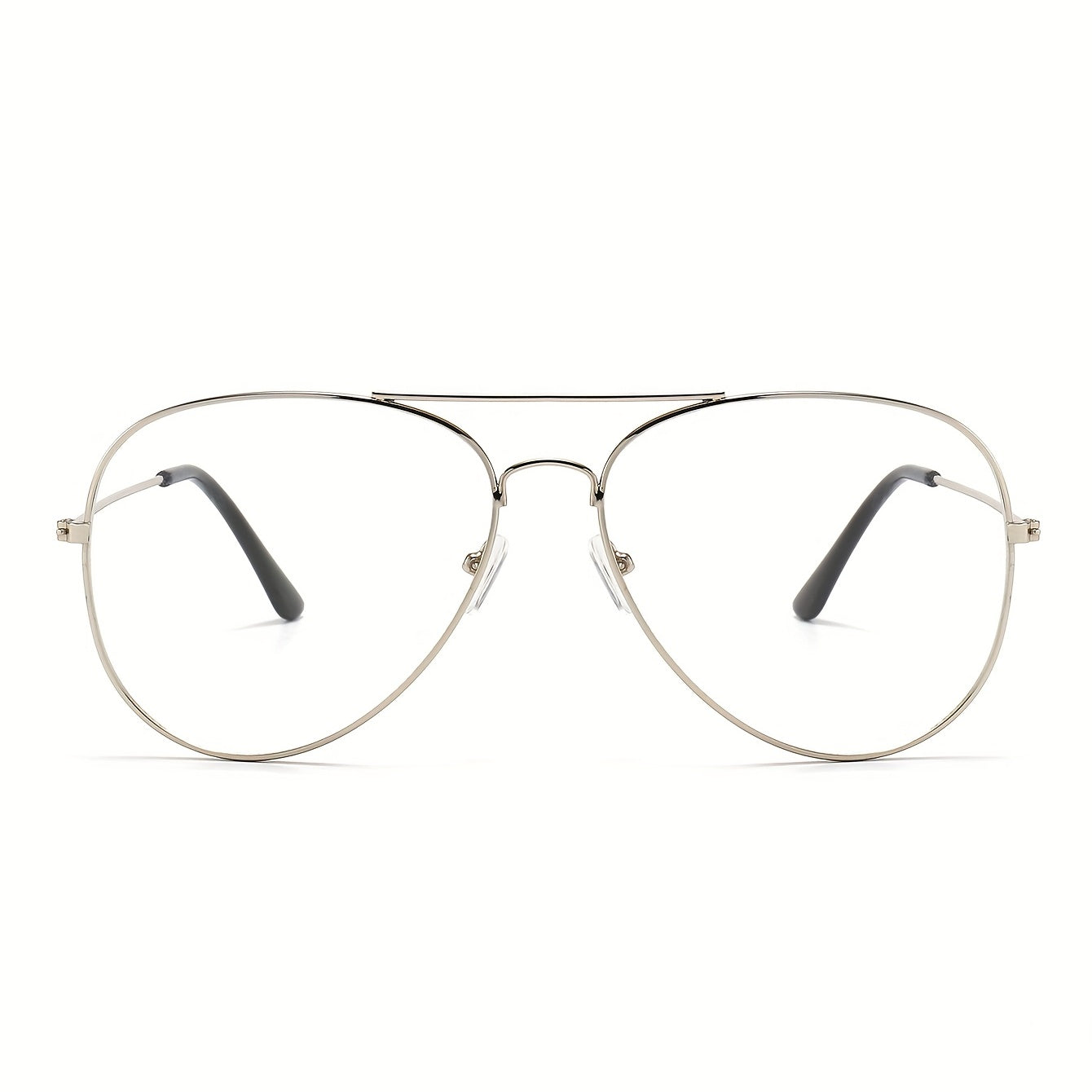 Men's Transparent Copper AC Frame Pilot Glasses