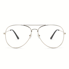 Men's Transparent Copper AC Frame Pilot Glasses