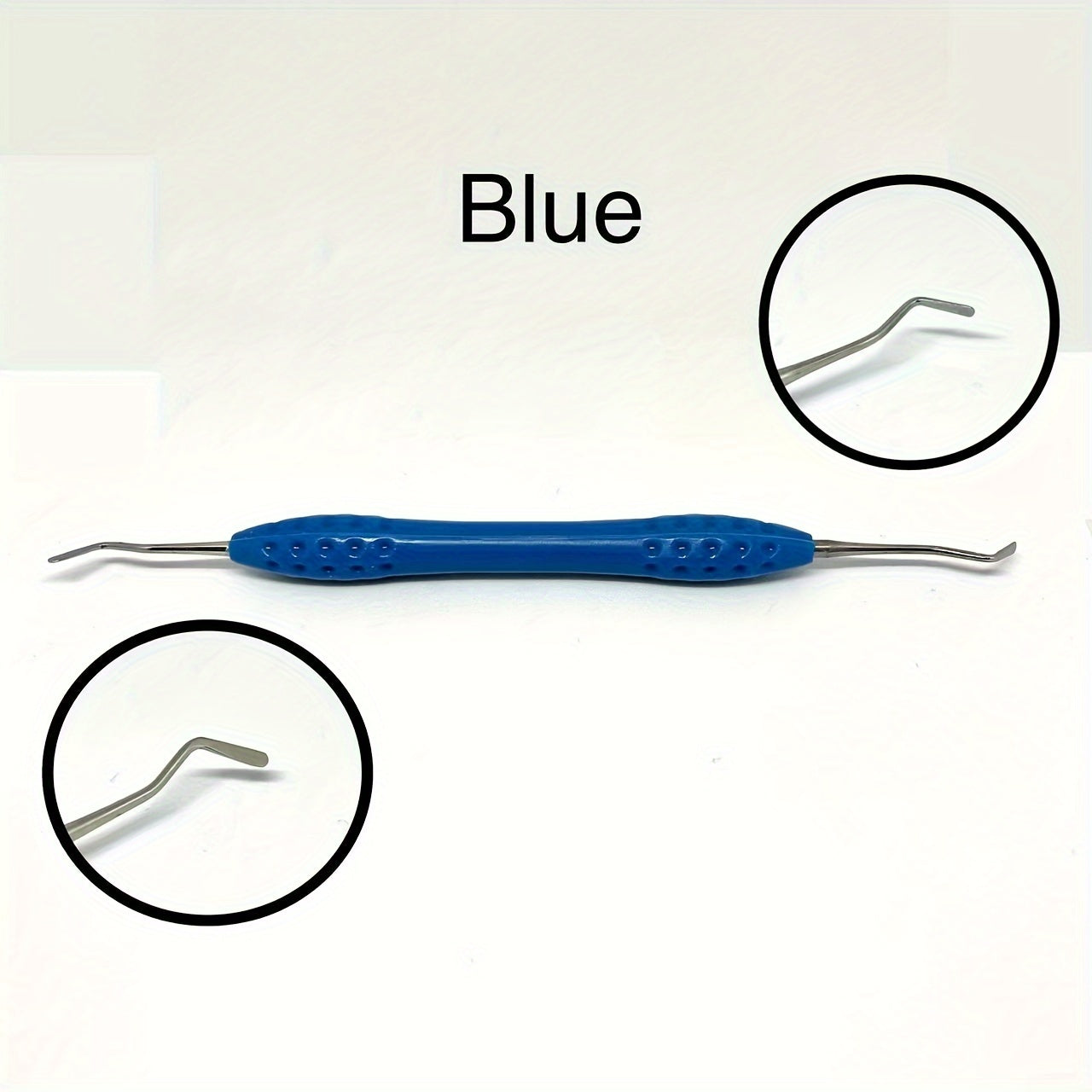 7pcs Dental Composite Filling Tools Kit Silicone Handles Stainless Steel