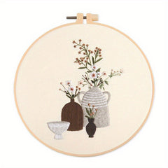 DIY Personalized Flowers Embroidery Kit for Beginners