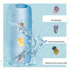 50pcs Jellyfish Graffiti Watercolor Waterproof Vinyl Stickers