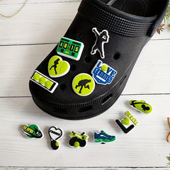 12 Pcs Tennis Shoe Charms Funny Decorations for Women