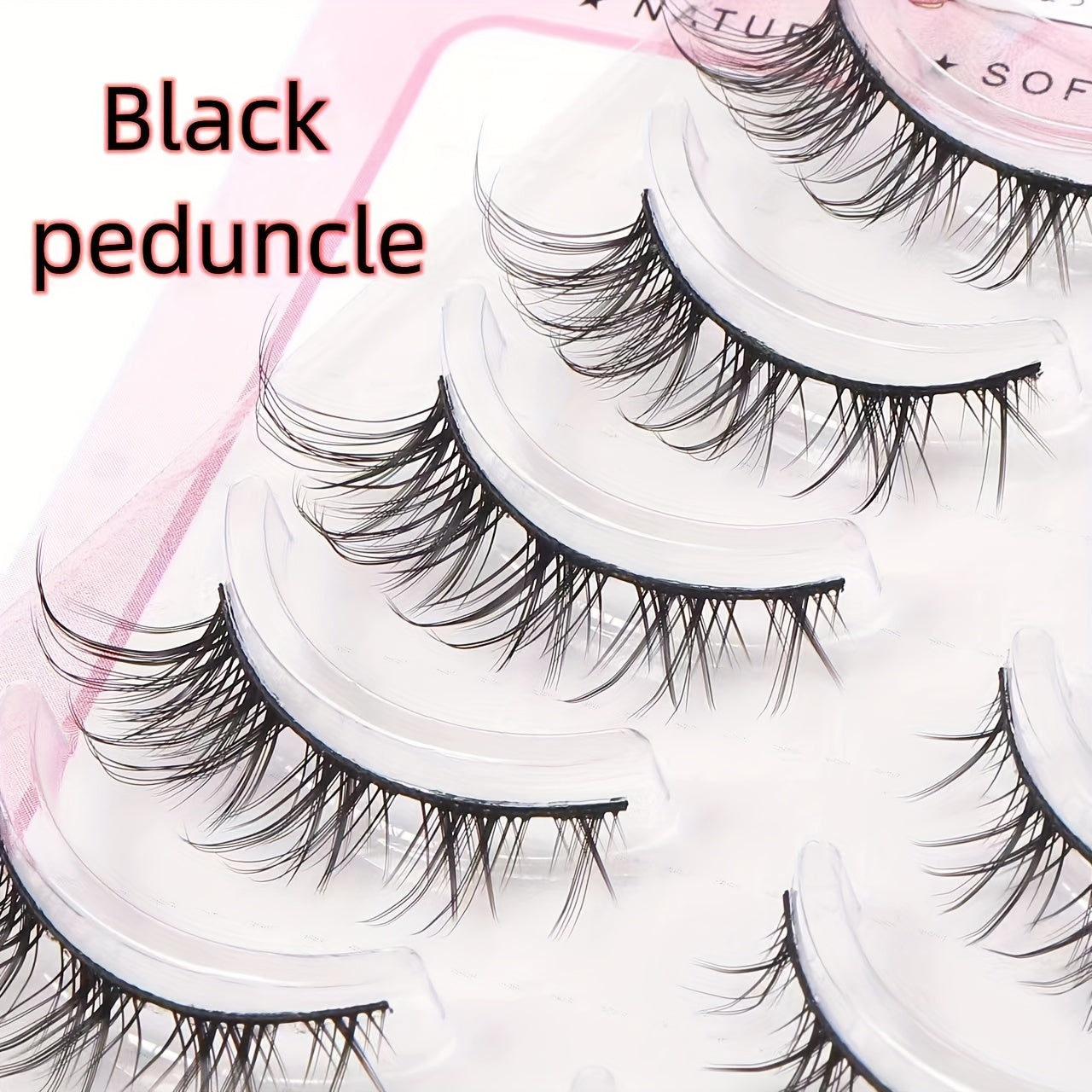 Fox Eye Eyelashes 5 Pairs False Eyelashes Simulated Thai Makeup