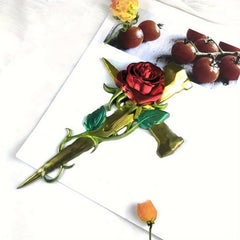 Rose Cross Resin Casting Molds for Home Wall Decor Craft