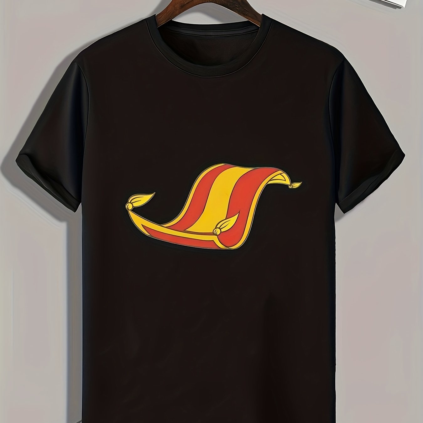 Blanket Print Men's Graphic Tee Summer Casual Comfy T-shirt