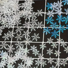 400pcs Snow Confetti Christmas Decorations Winter Confetti Snow Party Set