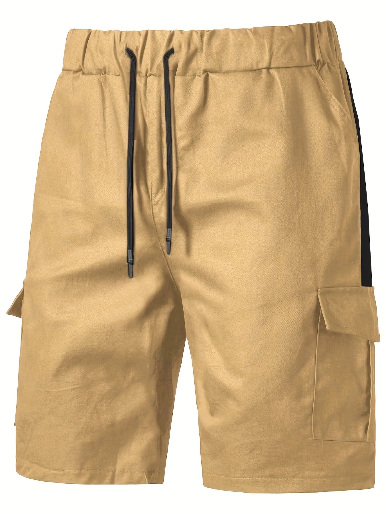 Men's Casual Cargo Shorts Waist Drawstring Outdoor Summer Shorts