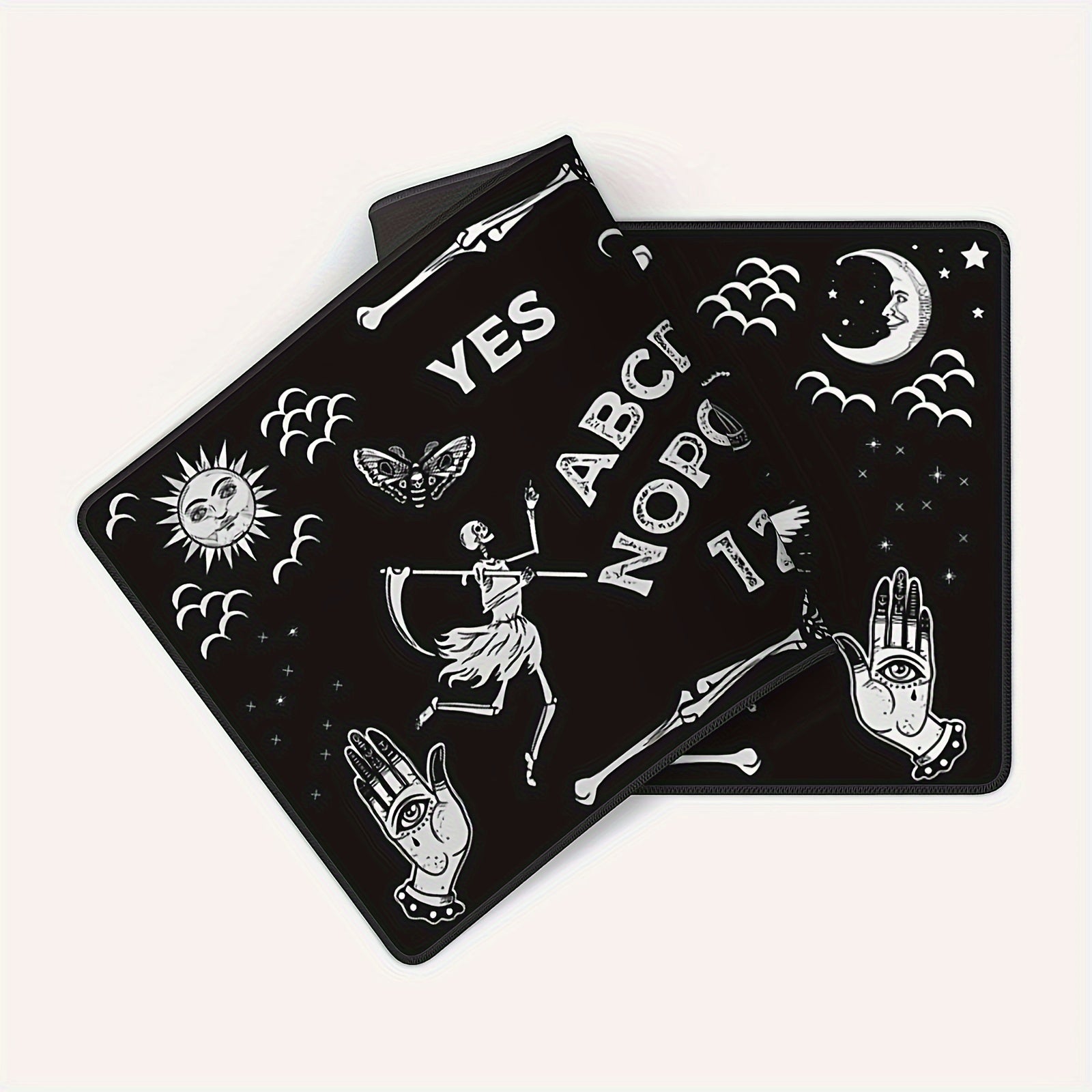 Mysterious Spirit Goth Gaming Mouse Pad 80x29 Large Desk Mat