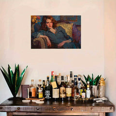 1000pcs Jigsaw Puzzle Woman on Sofa Contemplating Teens Family Birthday