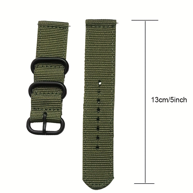 Nylon Watch Strap 22mm Replacement Smart Watch Strap
