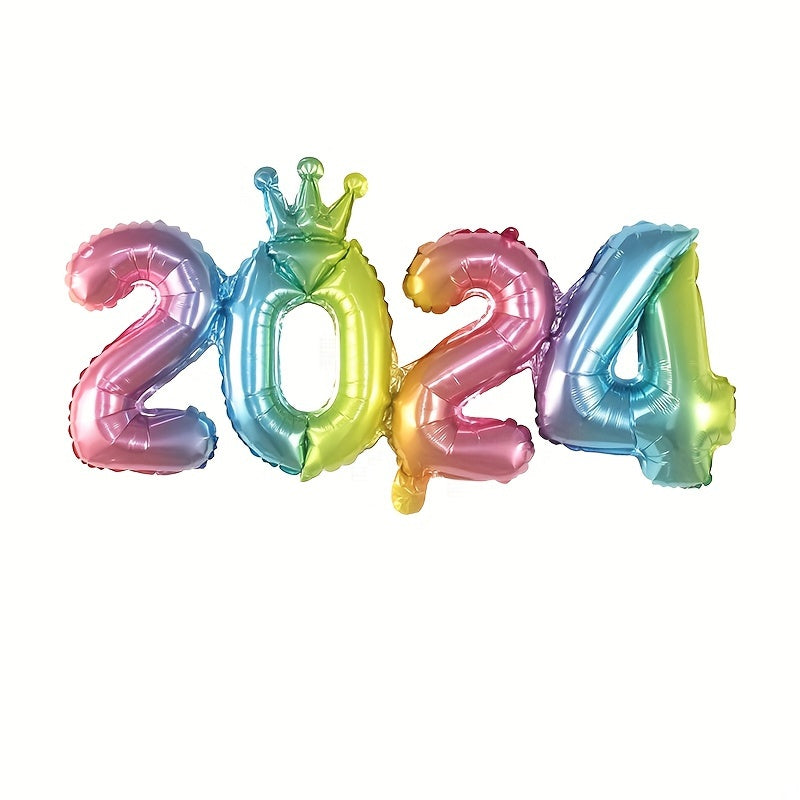 Colorful Number Foil Balloon Set Graduation Party Decor Supplie