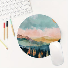 Abstract Landscape Mouse Pad Square Mouse Mat Waterproof Mousepad