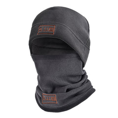 Winter Men Polar Fleece & Scarf Cap Warm Wool Neck Sport Hat