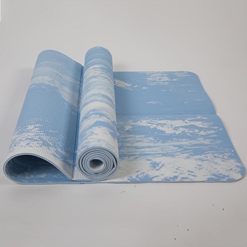 TPE Odor Yoga Mat Camouflage Two Dance Non Slip Mat Exercise Fitness Equipment