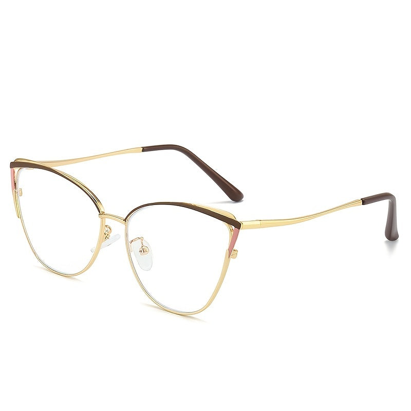 Women Cat Eye Glasses Frame Stylish Clear Lens Eyewear
